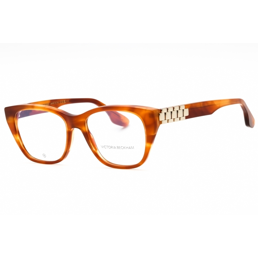 NWT Victoria Beckham VB2662-223 52mm STRIPED BLONDE HAVANA Eyeglasses - Picture 1 of 2